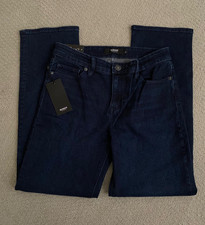 NEW Women's Hudson Midrise Straight Stretch Obscurity Blue Denim Jeans Size 4/27