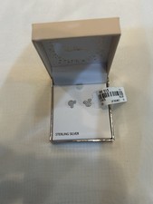 Disney Sterling Silver Earrings Mikey Mouse New