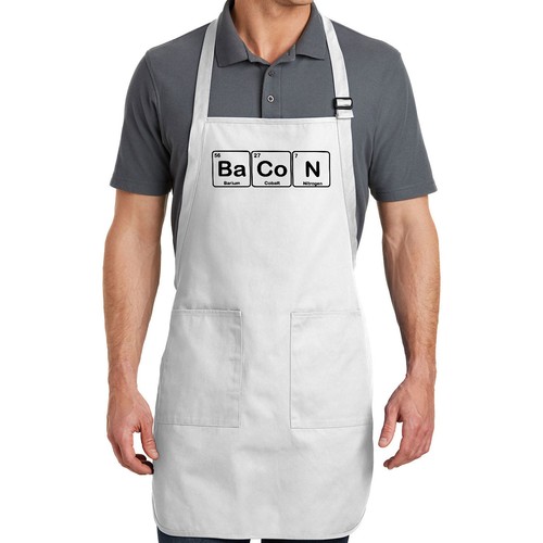 Bacon Cooking Apron Bacon Apron with pockets Gift Bacon Lover Funny Pun Apron - Picture 2 of 2