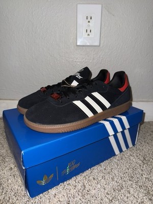 Size 7.5 - Adidas 100 Thieves Palos Hills Suede Black Shoes - JH9125 - BRAND NEW