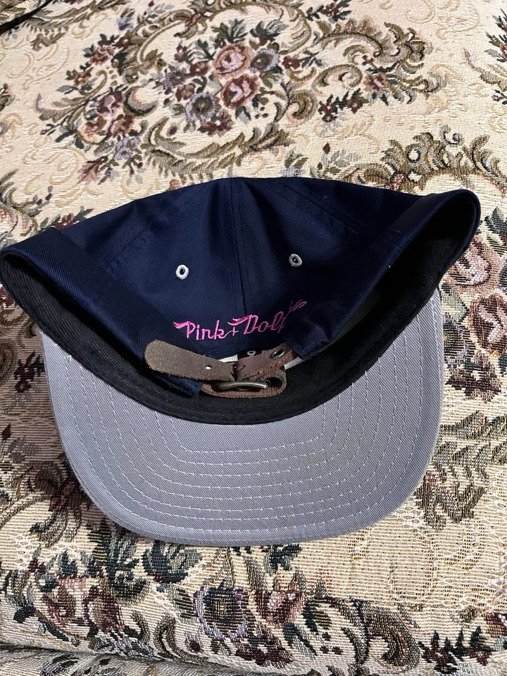 Gorra con logotipo unisex con correa ajustable Pink Dolphin Foto 2 de 4