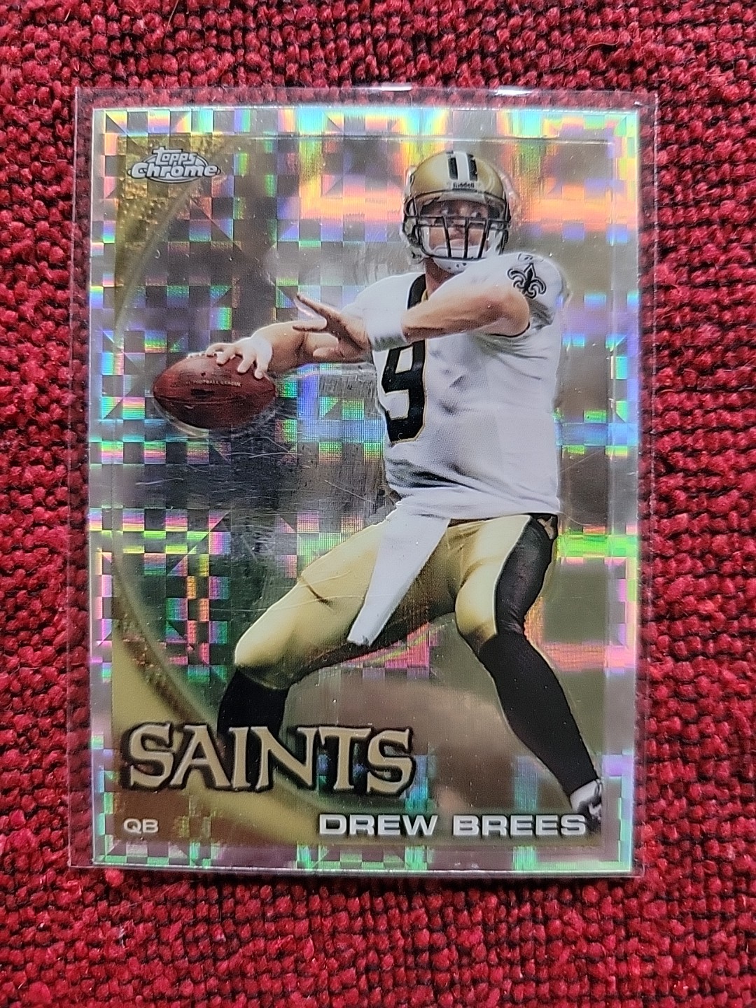 2010 Topps Chrome - Drew Brees #C220 X-Fractor