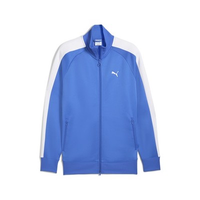 PUMA T7 Always On Full Zip Track Jacket Mens Blue Casual Athletic Outerwear 6295