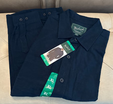 Woolrich Men's 100 Cotton Chamois Shirt - Blue - XL