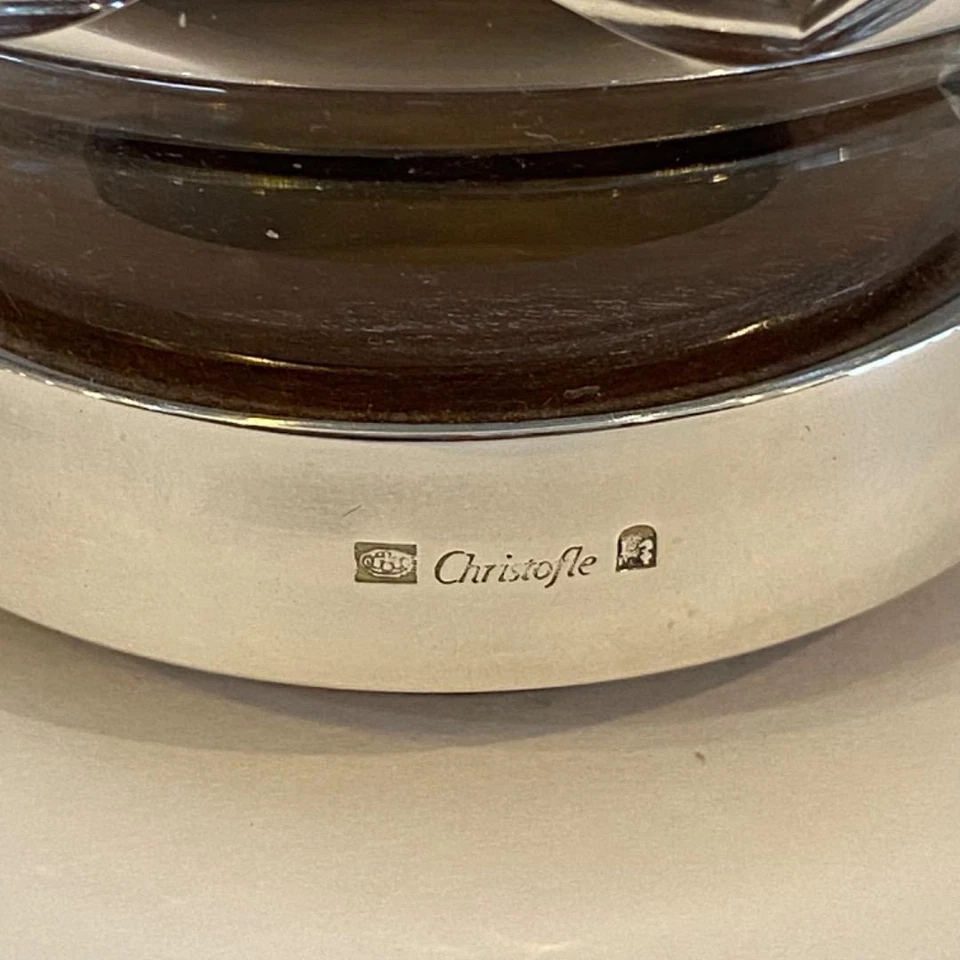 Candelabro Christofle Teflite PM Madison 6 diseño hexagonal sin caja usado Foto 2 de 4