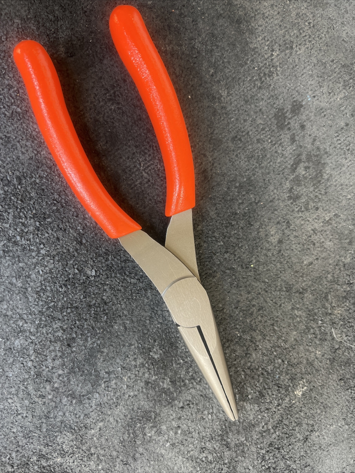 Snap On 8" Long Needle Nose Pliers 96CF Red Vinyl Handle NICE for sale ...