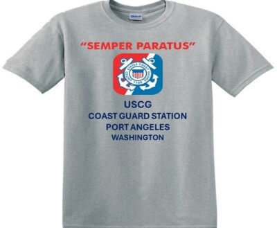 COAST GUARD STATION PORT ANGELES* WASHINGTON*SHIRTS.USCG OFFICIALLY LICENSED