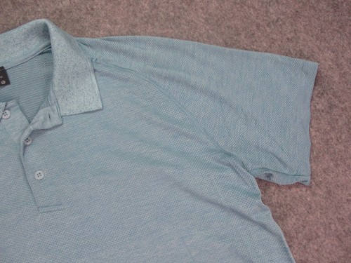 Camicia Uomo Lululemon Extra Large Blu Athleisure Traspirante Wicking Yoga Pilates - Foto 3 di 17