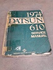 1974 Datsun 610  Factory Original Service Manual