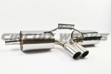 Circuit Werks 97-04 Porsche Boxster 986 Brushed Exhaust System Base S Models