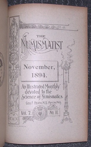 No Longer Available,Make an Offer, Complete Set of 1894 "Numismatists" 12 Issues - Picture 11 of 18