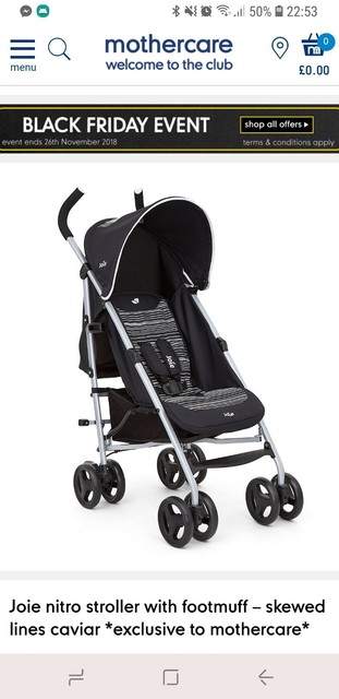 joie chrome plus pushchair