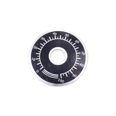 Kontrollzifferblatt f??r Potentiometer Variable Transformer 5er Pack 0 bis 100