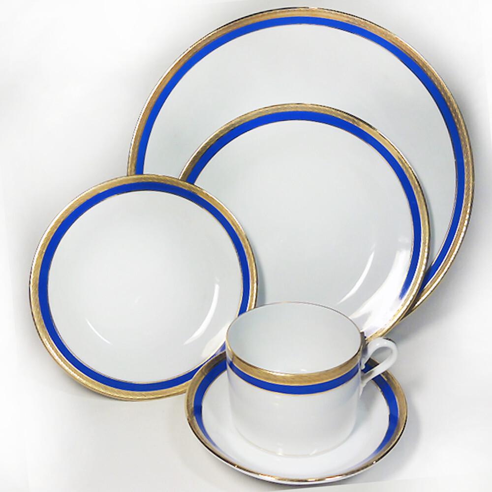 PALERMO BLUE by Richard Ginori 5 Piece Place Setting NEW NEVER