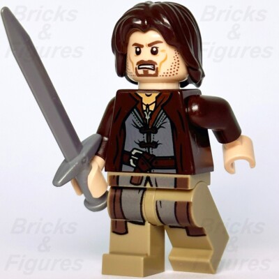 LEGO  Aragorn Minifigure The Hobbit & The Lord of the Rings 9472 9474 lor017