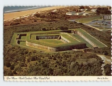 Postcard Fort Macon North Carolina Most Visited Park Atlantic City USA