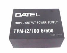 NEW DATEL TPM-12/100-5/500 TRIPLE OUTPUT POWER SUPPLY TPM121005500