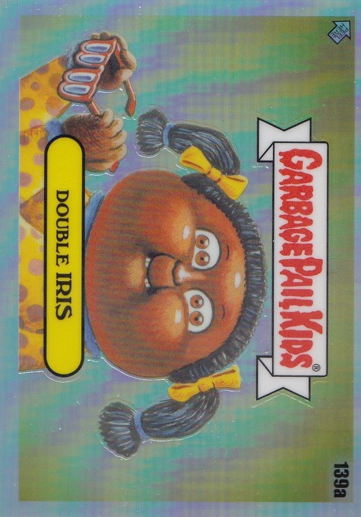 DOUBLE IRIS TOPPS CHROME GARBAGE PAIL KIDS GPK SERIES 4 REFRACTOR #139A 2021 21