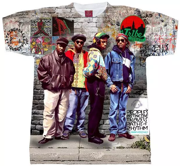 A TRIBE CALLED QUEST T-SHIRT , HIP HOP, RAP, 90'S MUSIC, TUPAC, NAS, BIGGIE.PUFF