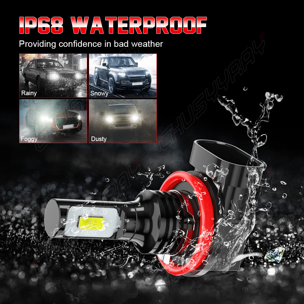 6 Bulbs Halogen Headlights Hi/Lo Beams + Fog Lights 6000K For BMW - Foto 4
