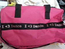 Revolution Dance Bag Bright Pink duffel w/ shoulder strap