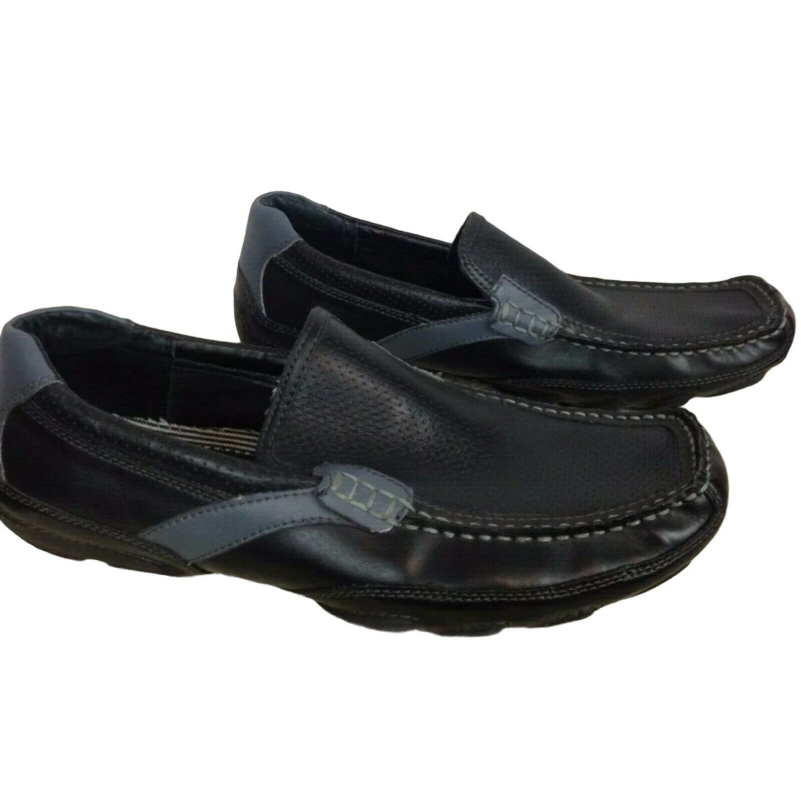 Steve Madden Shoes Men's Cheap sale Size Black Slip On Some reservation 10.5 Leather