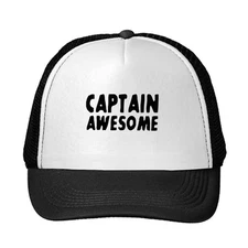 Captain Awesome Funny Adjustable Trucker Hat Cap