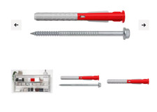 fischer DDF Dot and Dab Fixing 10mm x 100 FUS Hexagon Head  Plasterboard Fixing