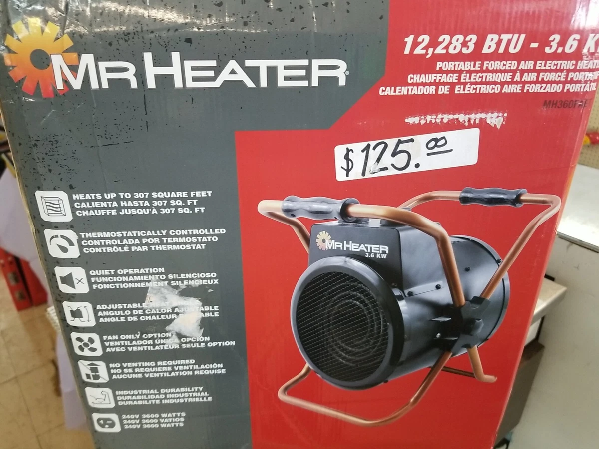 Mr. Heater 3600W Portable Forced Air Electric Heater (F236125) 89301000636  | eBay