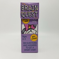 Brain Quest Pre-School 300 Questions and Answers Rev 4th Ed Flash Cards Ages 4-5