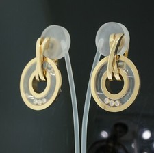 Chopard 6 Floating Happy Diamonds 18K Yellow ...