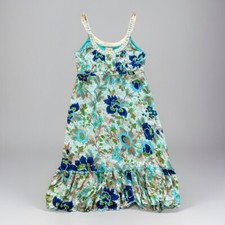 Free People Floral Multicolor Midi Dress Womens Large NEW with Tag