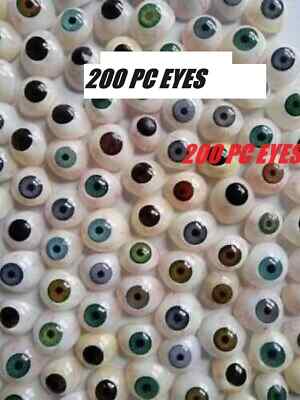 Eyes Artificial Prosthetic Set 200 Pieces Realistic Human Natural Eye Mix Color