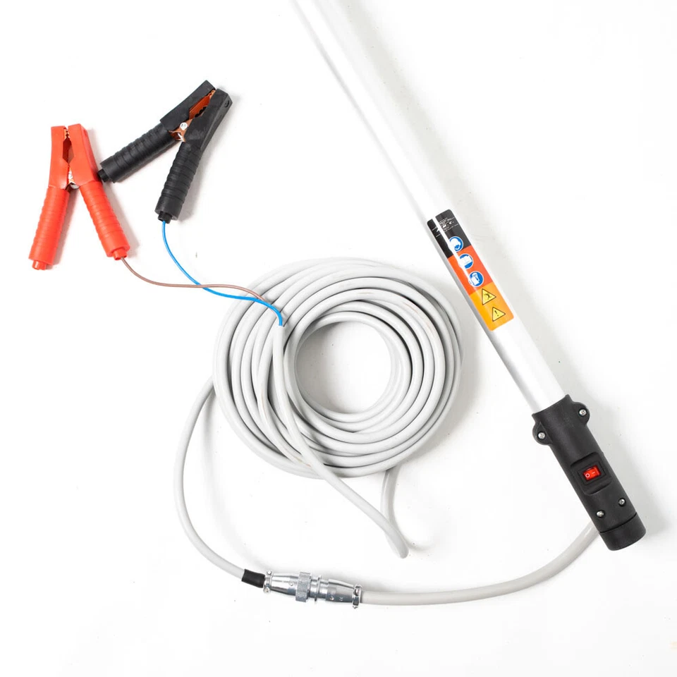 Abbacchiatore Olive Scuotitore Raccogli Scuotiolive Elettrico 3 Metri 12V 400 W - Immagine 3 di 4