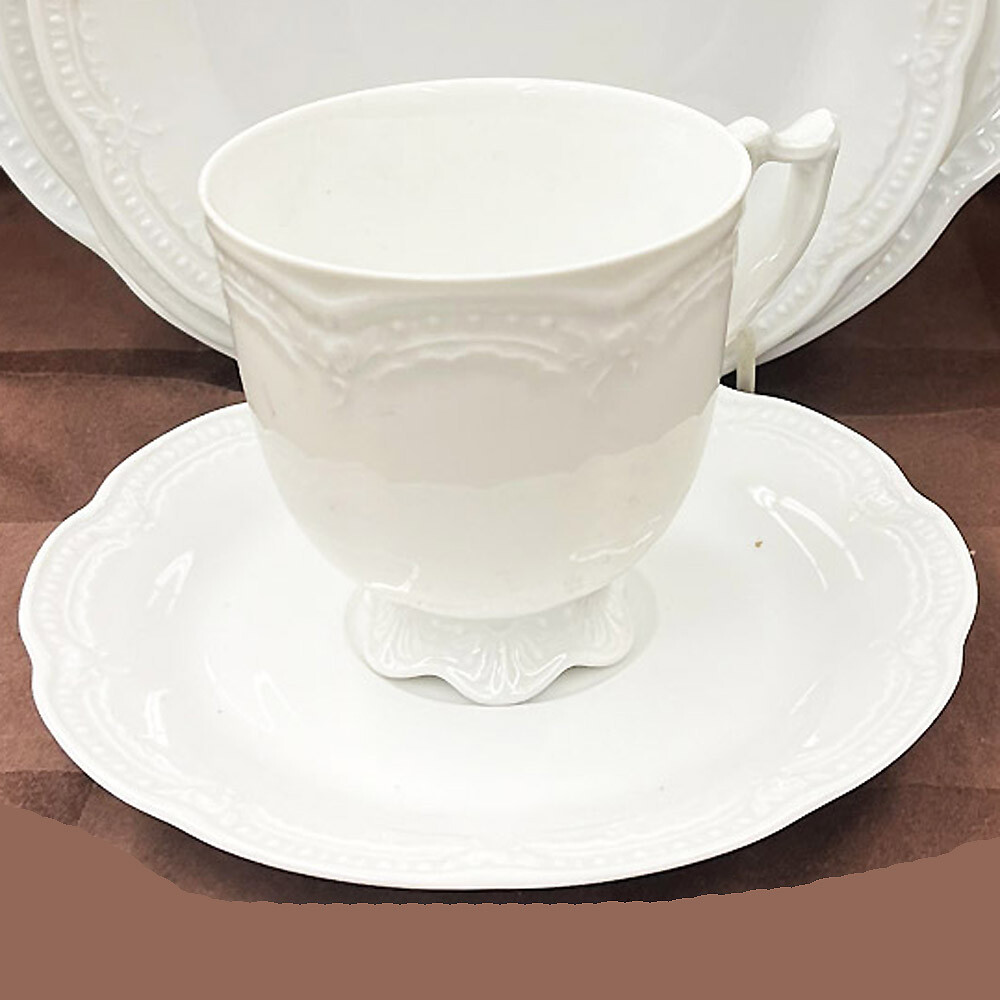 Hutschenreuther Viktoria Tea Cup & Saucer NEW NEVER USED Hutschenreuther Viktoria Tea Cup & Saucer NEW NEVER USED