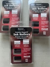 Monarch Replacement Ink Rollers Black 2/Pack for 1131  1136 Labelers Lot of 3
