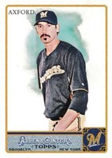 2011 Topps Allen and Ginter #89 John Axford NMMT Brewers  ID:7682