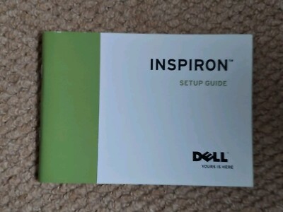 Dell Inspiron PP25L Setup Guide Booklet, 64 Seiten, N073F