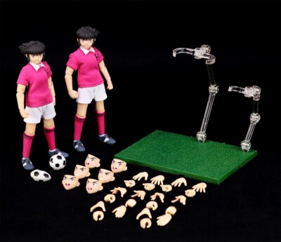 Dasin GT model 6 inch action Captain Tsubasa brother Masao & Kazuo