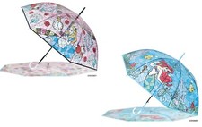 Transparent Stained Glass Umbrella Disney Alice Ariel Japan Art Design New
