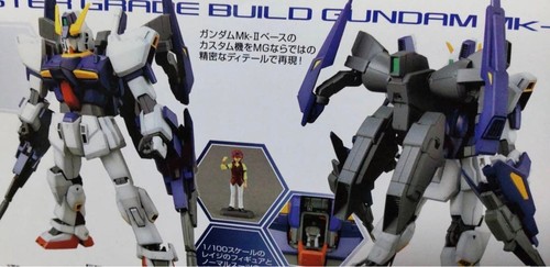 Kit Modelo Plástico Bandai MG 1/100 Build Gundam Mk-II Gundam Build Fighters Nuevo - Imagen 3 de 7