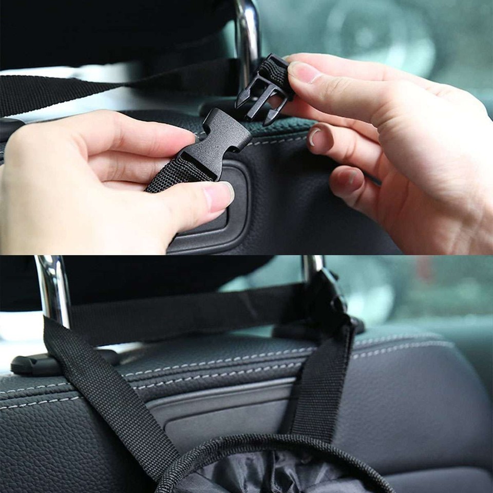 Car Garbage Storage Bag Hanging Litter Bag In For Seat Back Rubbish Container | UK - Foto 4