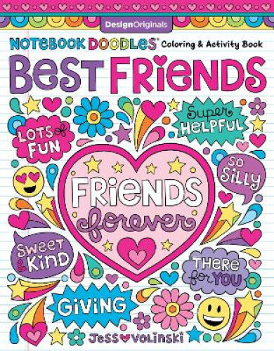 Thumbnail - Notebook Doodles Best Friends: Coloring & Activity Book By Volinksi,