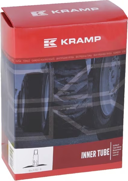 KRAMP - INNER TUBE FOR Ø 8"", 18X9.50-8 STRAIGHT VALVE TR13 - 189508TR13