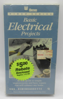 ORTHO - BASIC ELECTRICAL PROJECTS VHS VIDEO, BASIC REPAIRS, SIMPLE IMPROVEMENTS