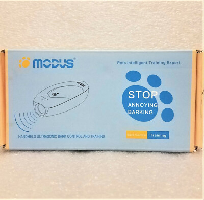 MODUS M-230 2-in-1 Ultrasonic Bark Control Device/Training Aid for Dogs ...