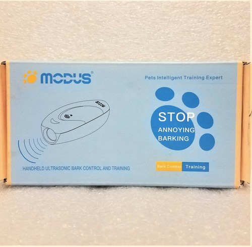 MODUS M-230 2-in-1 Ultrasonic Bark Control Device/Training Aid for Dogs ...