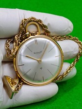 vintage Continental pocket watch gold color