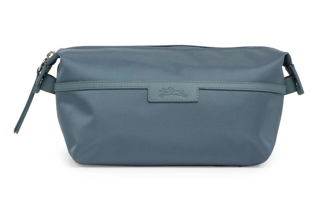 Longchamp Le Pliage Cosmetic Case in Gray