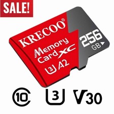 Micro SD Card Ultra Memory 256GB 128GB TF for Phone Tablet Dash Security Camera